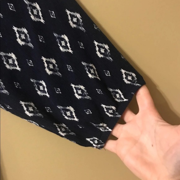 Esley Navy and White Romper Size Medium - Picture 3 of 5